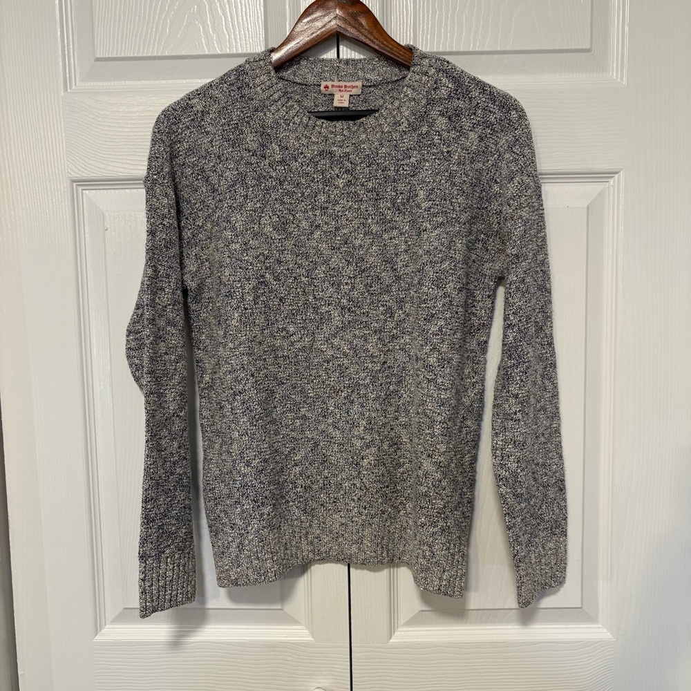 Brooks Brothers Red Fleece Women’s Textured Knit Sweater Subtle Metallic M - Picture 1 of 6